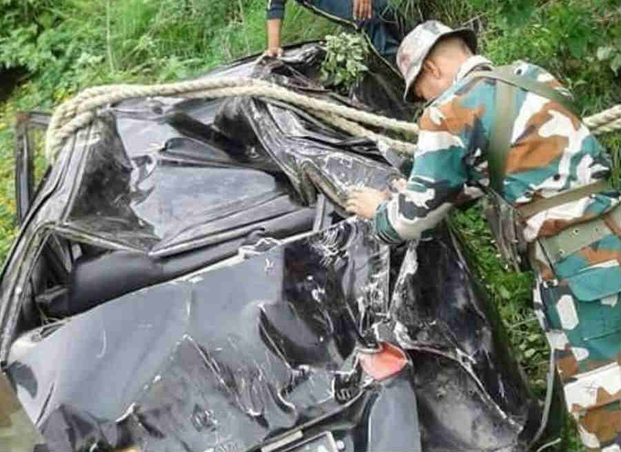 garhwal rifle car accident in kotdwar